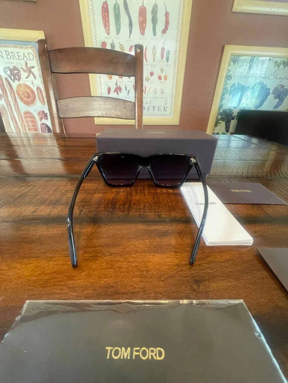FABULOUS Tom Ford EDEN FT 1110 Black/Grey Shaded (01B)